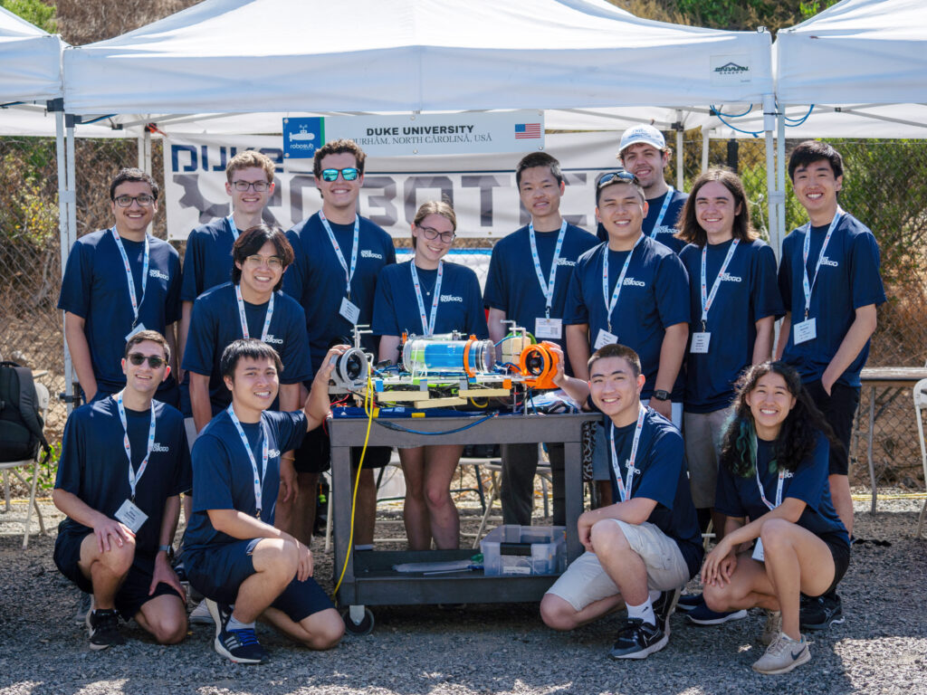 Duke Robotics Club team photo at RoboSub 2023.